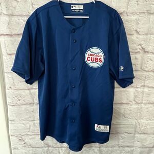 Chicago Cubs MLB True Fan Jersey Men’s Blue Genuine Merchandise L